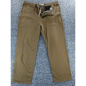 Monet Skateboard Chino Pants 38‎ Brown Drawstring Pockets
